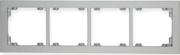 Karlik DECO Fyrdubbel ram silver metallic 7DR-4