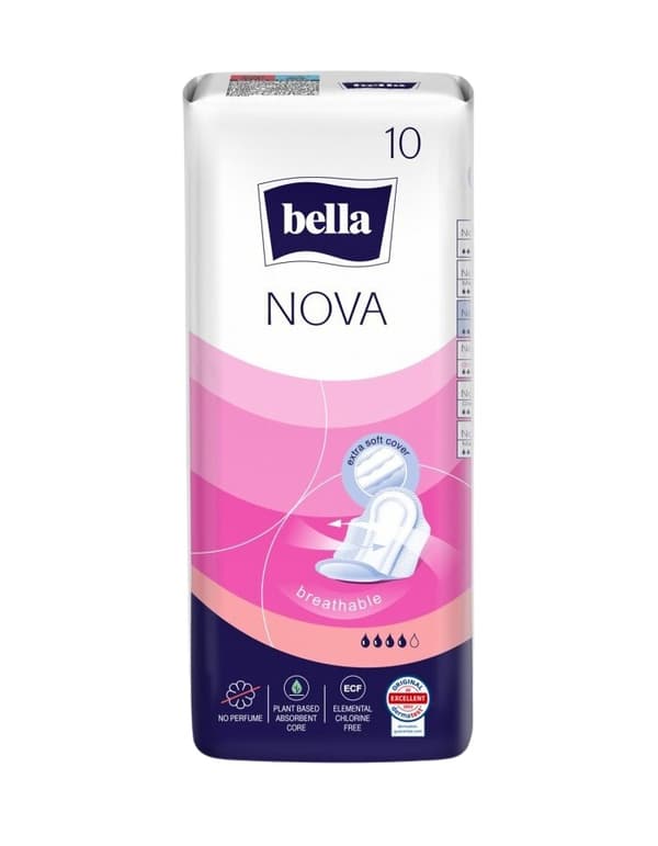Bella Nova Sanitetsservetter 10 st