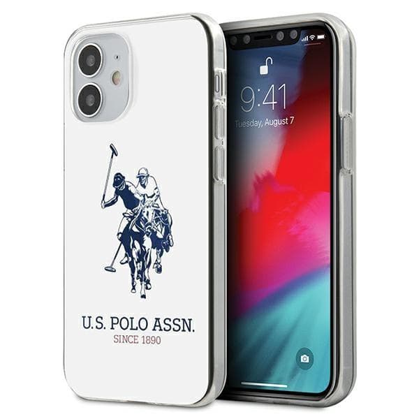 US Polo USHCP12STPUHRWH iPhone 12 mini 5,4\" vit/white Shiny Big Logo