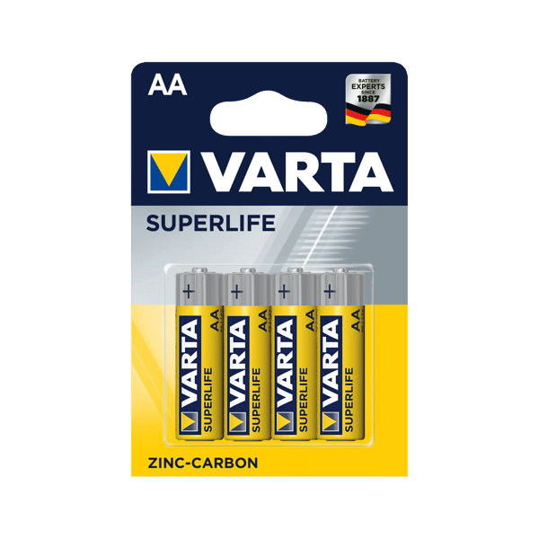 VARTA Zinkbatteri R6 (AA) 4 stk Superlife