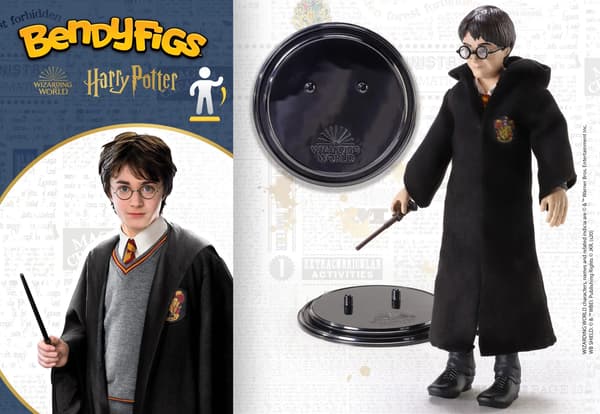 Harry Potter Harry sauvan kanssa Bendyfigs taivuteltava figuuri 19cm