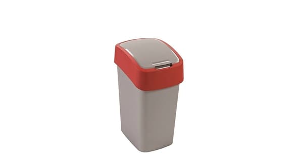 CURVER ROSKAKORI FLIP BIN 50L PUNAINEN
