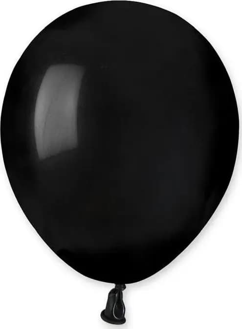GoDan Balloner pastel sort 13cm 100stk