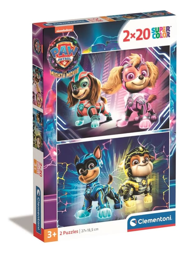 -CLE pussel 2x20 Paw Patrol The Mighty 24805