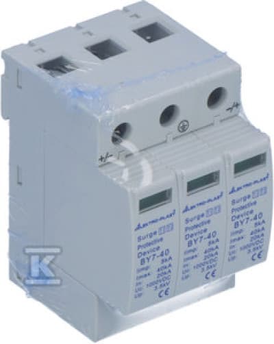 Bageafleder PV 3P (T1+T2 DC) BY7-40 1000V DC