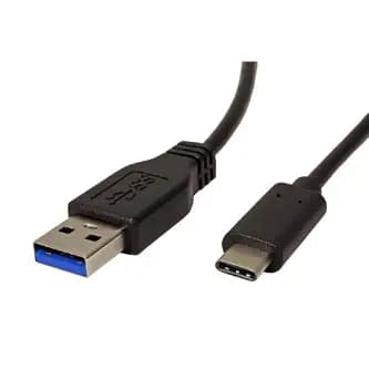 Kabel USB Neutralle USB-A - USB-C 1 m Sort