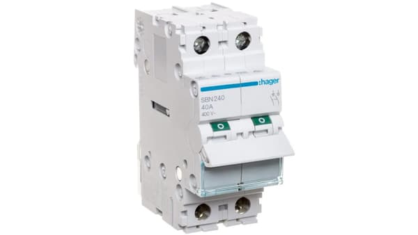 Moduulijakaja 40A 2P SBN240