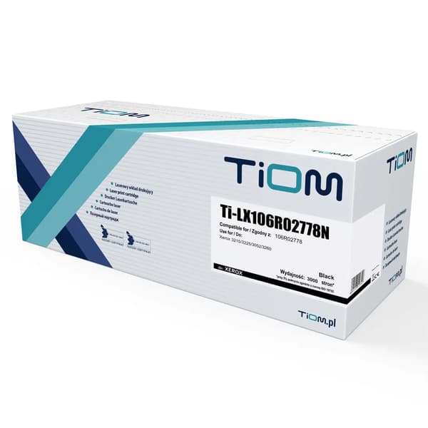 Tiom sort tonerpatronerstatning til 106R02778 (Ti-LX106R02778N)