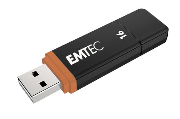 USB 2.0 EMTEC Hukommelse 16GB, 10 stk, Blandede Detailfarver