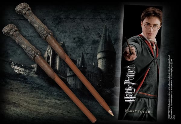 Harry Potter tryllestavspen og bogmærke