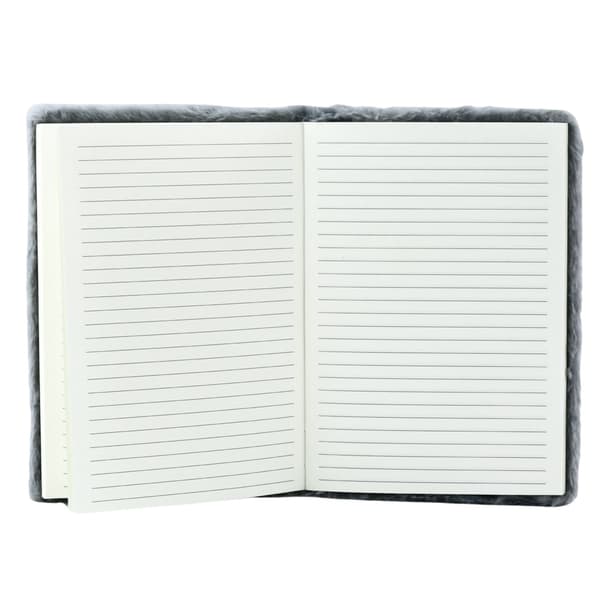 Plys Notesbog Notesbog Linjeret Grå Hare A5 80 Sider