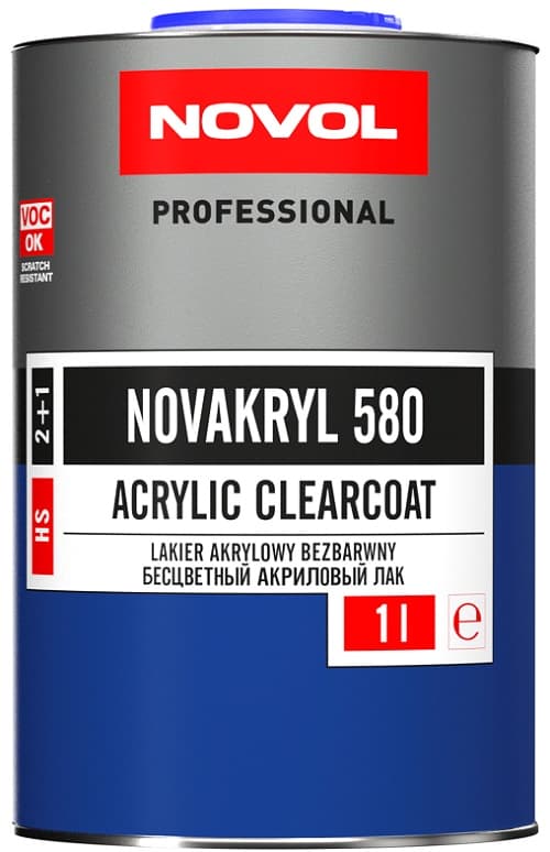 KLAR LAK NOVACRYLIC 580 2:1 1L