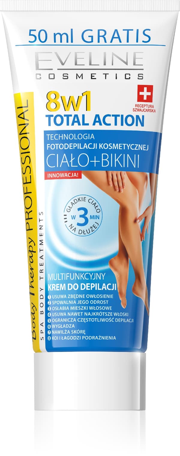 Eveline Total Action Professional Multifunktionel Hårfjerningscreme 8i1 200ml
