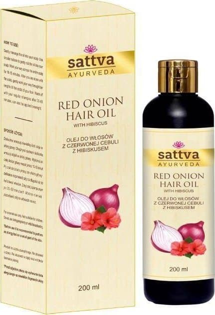 Sattva_Hårolie Rød Løg Hårolie 200ml