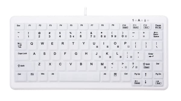 CHERRY AK-C4110 tastatur USB QWERTY US engelsk Hvid