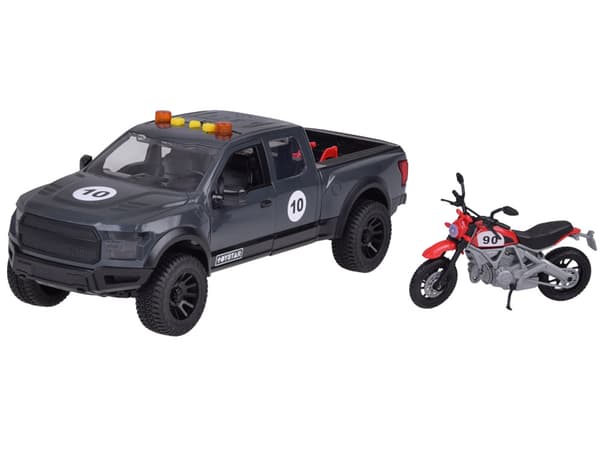 Sæt Auto Pickup og motorcykel Lyd Lys + åbne døre ZA5233