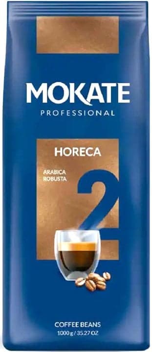 Mokate Horeca kokonaiset kahvipavut 1 kg