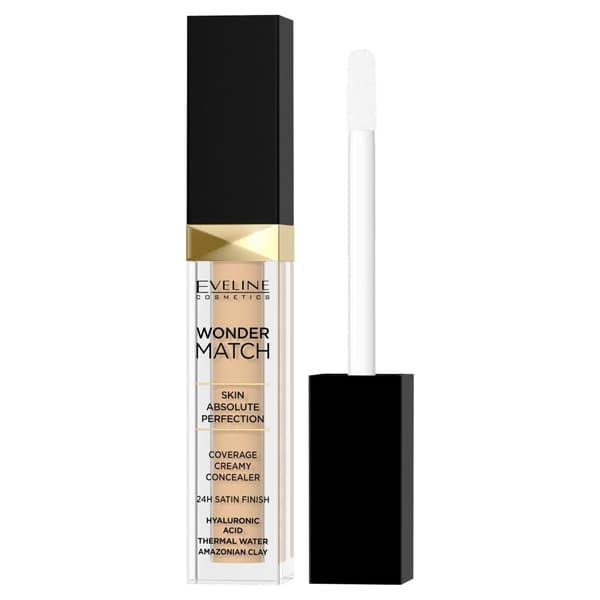 Eveline Wonder Match Flytande Concealer Nr 10 Ljus Vanilj 7ml