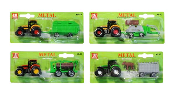Traktor med anhænger