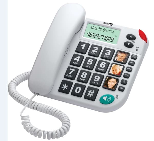 Lankapuhelin Maxcom KXT 480 Valkoinen