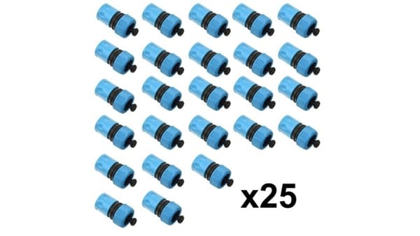 25 stk. Quick Release 3/4 med BLÅ LINJE legeringspakke 8166