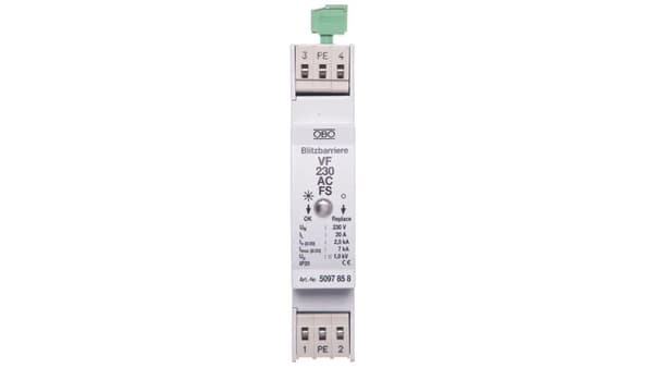 Bageafleder til to-cyl systemer 255VAC 2,5kA 1,4kV VF230 AC-FS 5097858