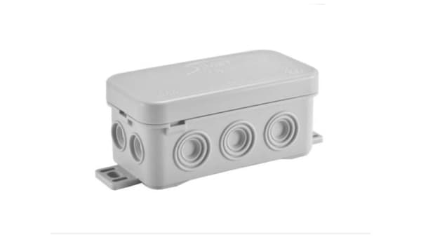 Simet SIMET El-installationsboks N8 overflademonteret bar IP54 grå 83008002