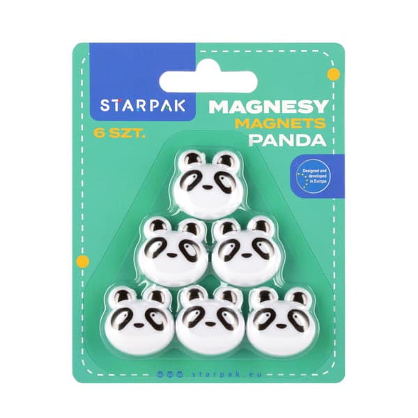 Magnet Panda 6 stk