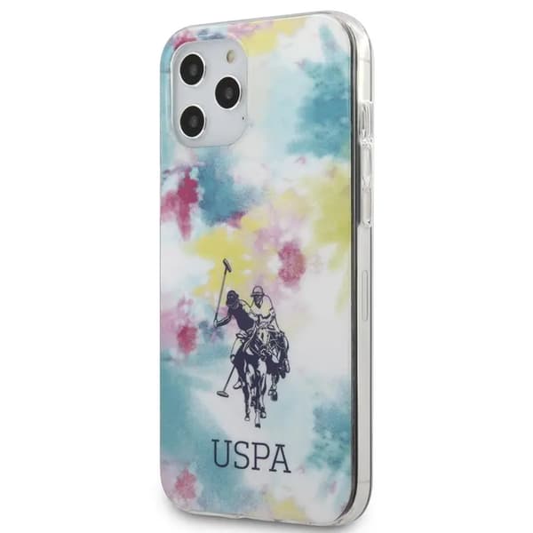 US Polo USHCP12LPCUSML iPhone 12 Pro Max 6,7\" flerfarvet Tie & Dye Collection
