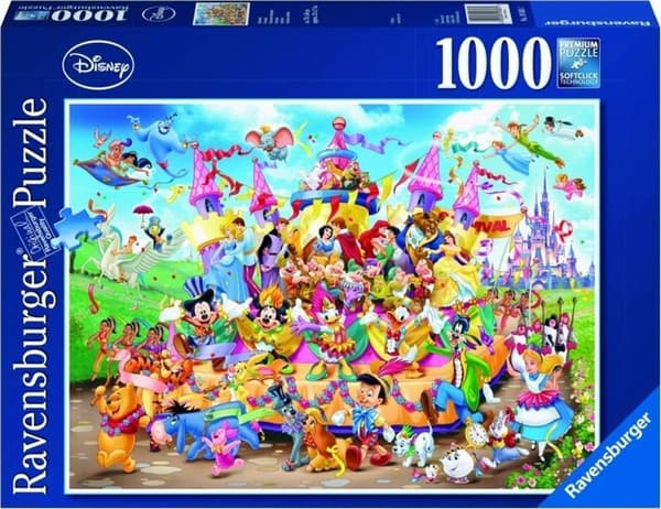 Ravensburger 1000 brikker I legetøjsbutikken