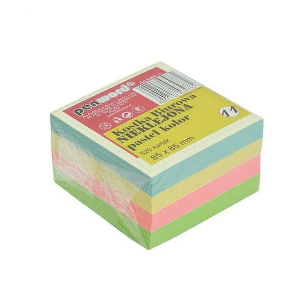 Kontorskub pastell 85x85x50mm 520K