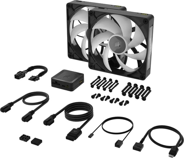 CORSAIR iCUE Link RX140 MAX RGB Starter Kit - kabinetblæser