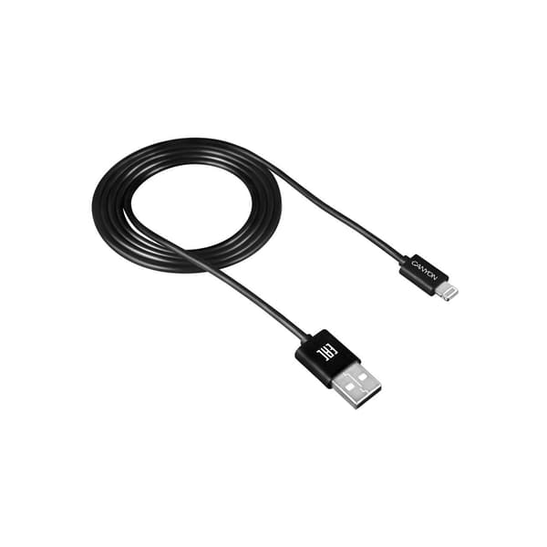Canyon USB-A USB-kabel - 1 m svart (CNE-CFI1B)