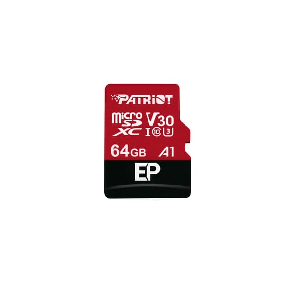 Patriot EP-serien - flashminneskort - 64 GB - microSDXC UHS-I