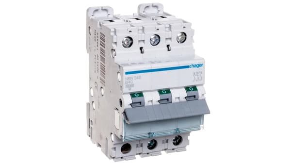 Hager Adapterafbryder 3P B 40A 10kA AC (NBN340)