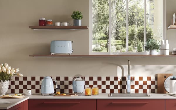 Brödrost Smeg TSF01PBEU Blå Rostfritt stål Vintage