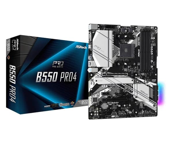 ASRock B550 Pro4 - bundkort - ATX - Socket AM4 - AMD B550