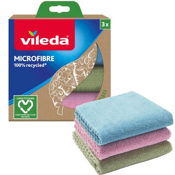 Mikrokuitusiivousliina Vileda (3 Kappaletta)