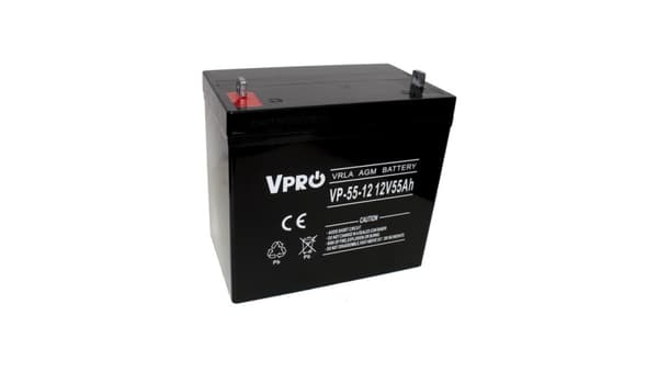 BATTERY VOLT POLSKA AGM VPRO 12V 55Ah