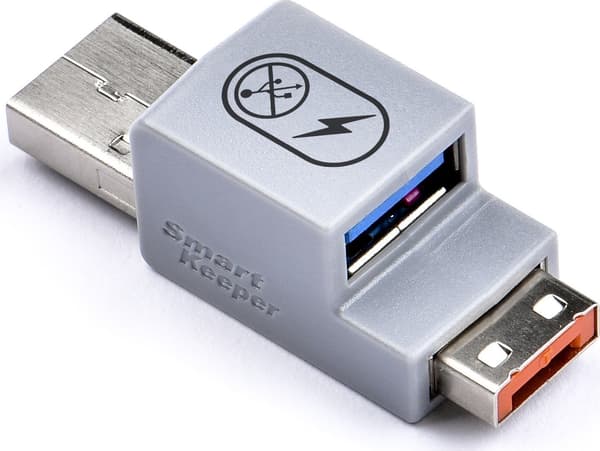 SmartKeeper Basic \"USB-A-port\" Smart Data Blocker orange