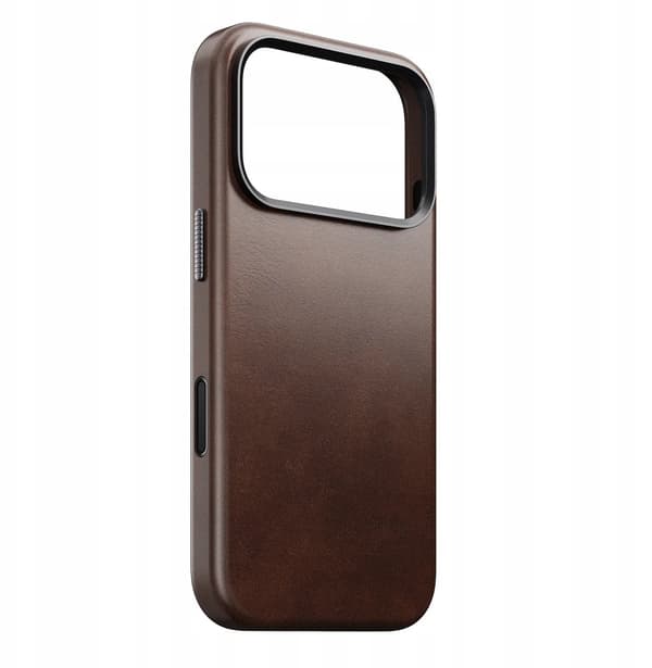 Nomad Traditionelt Lædercover, rustik brun (Horween) - iPhone 17 Pro