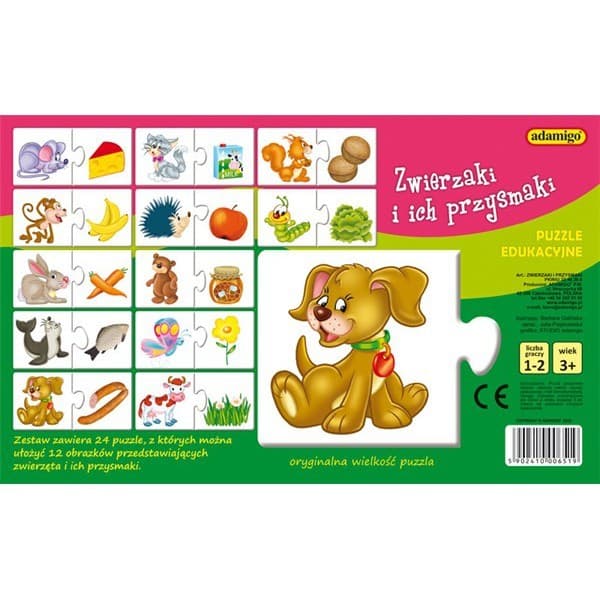 Ukladanka Lemmikit ja herkut