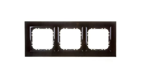 Ospel Triple ramme Sonata glas sort (R-3RGC/32/25)