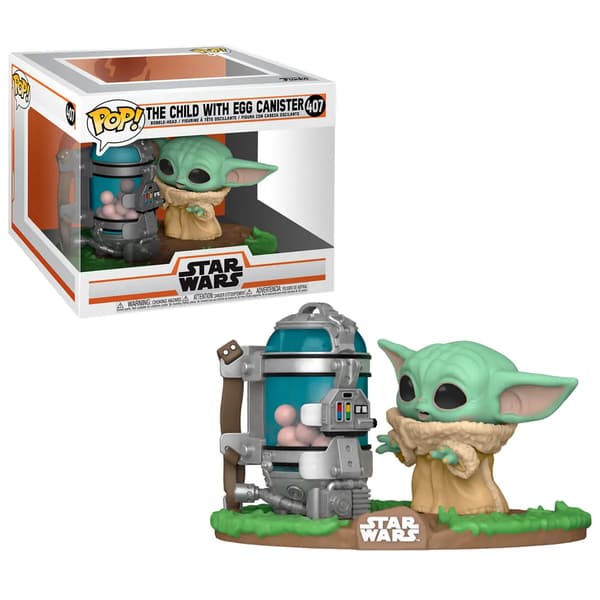 POP-figuuri Star Wars The Mandalorian Child with Canister