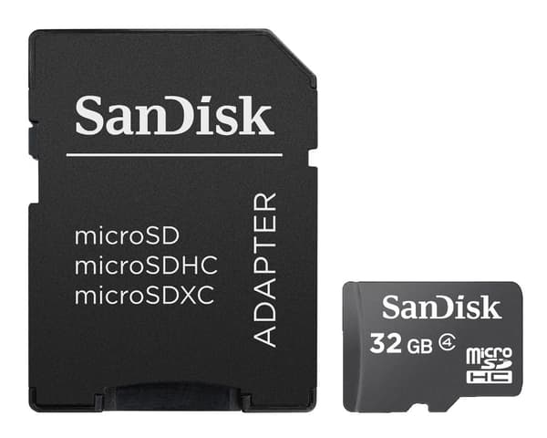 SanDisk MicroSDHC+SD Adapt. 32GB SDSDQM-032G-B35A
