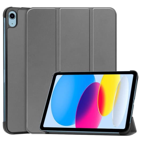 CoreParts Tri-fold Caster Hard Shell Cover - Grå Til Apple iPad 10.9-tommer