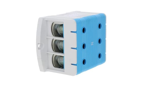 3-spårig skenanslutning Zjun-3x240/BL blå R34RR-07010022601