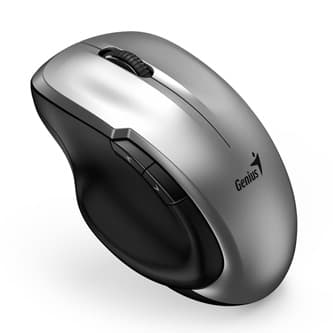 Trådlös mus, Genius Ergo 8200S, silver, optisk, 1200DPI