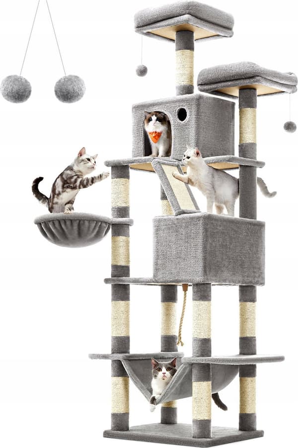 Mozos KITTY-TREE Stor klösmöbel - katttorn, 206cm