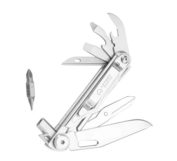 Multiværktøj AZIMUT Giewon EDC - 8 værktøjer + hylster